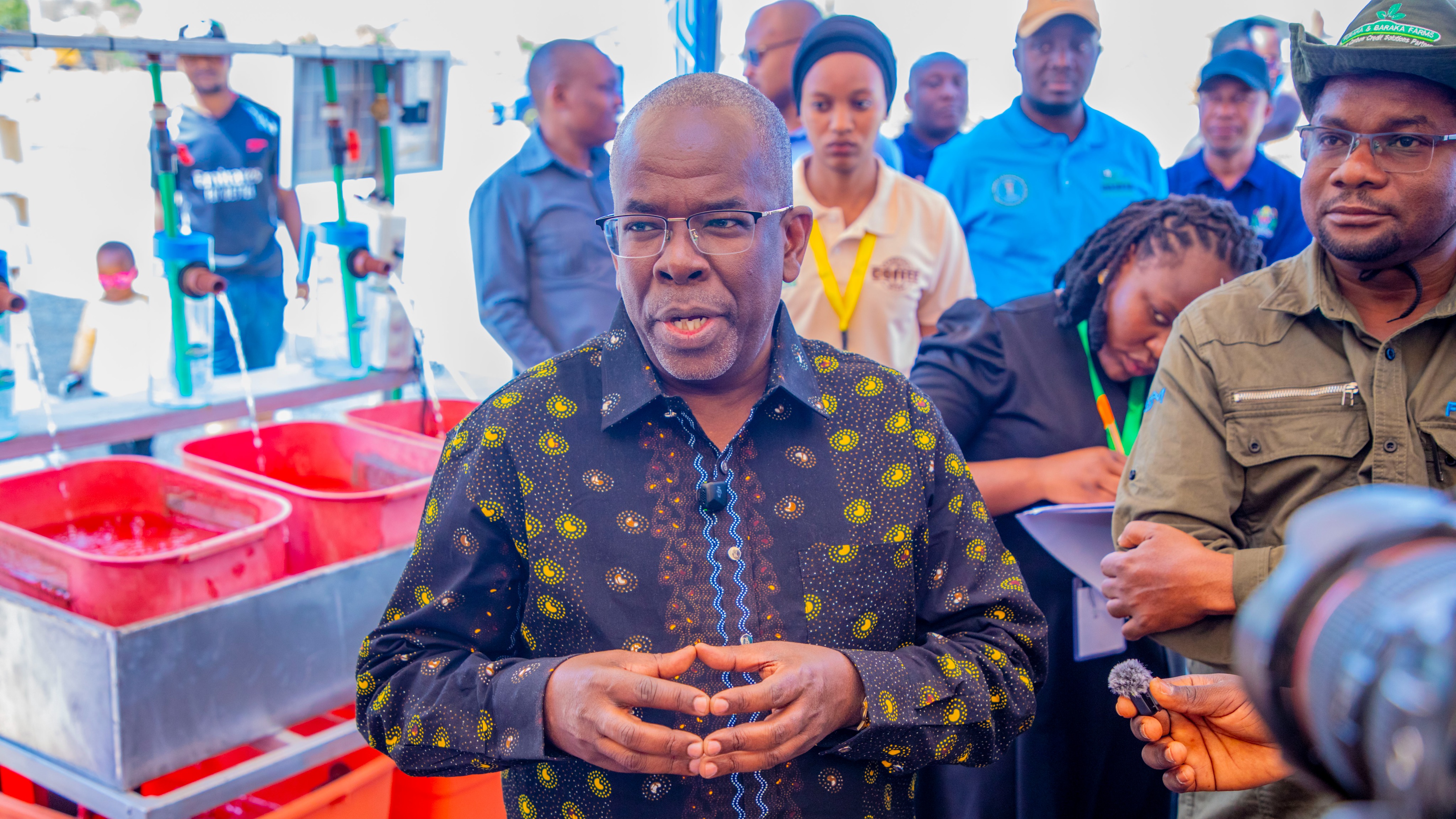 TUMEFANIKIWA UPANDE WA MALISHO YA MIFUGO, UFUGAJI SAMAKI-BALOZI KHAMIS